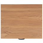 Comodino a 2 cassetti con rete in rattan rovere/nero/noce – Singolo