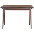 Scrivania A-Frame singola Noce/Quercia Bianca, stile industriale-rustico