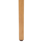 Scrivania A-Frame singola Noce/Quercia Bianca, stile industriale-rustico
