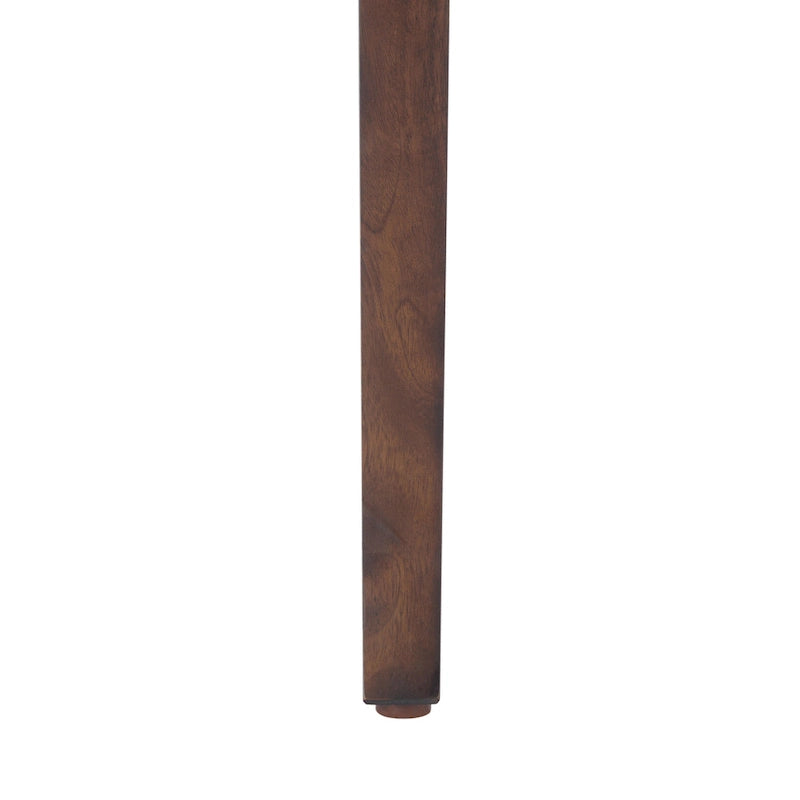 Scrivania A-Frame singola Noce/Quercia Bianca, stile industriale-rustico