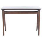 Scrivania A-Frame singola Noce/Quercia Bianca, stile industriale-rustico