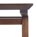 Scrivania A-Frame singola Noce/Quercia Bianca, stile industriale-rustico