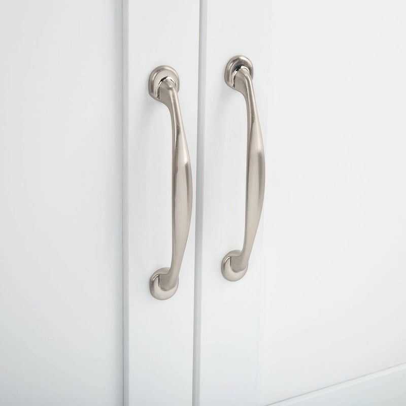 Carrello da Cucina Bianco/Naturale a 2 Ante e 1 Ripiano, 1 Persona