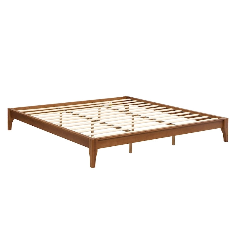 Struttura Letto in Bambù Marrone, piazza e mezza/matrimoniale/king size, 1 persona