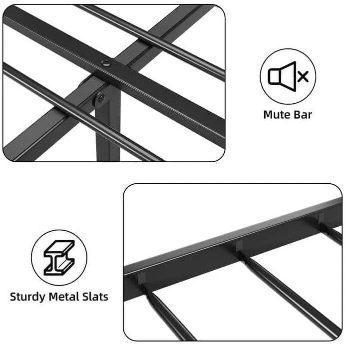 Struttura letto industriale marrone / grigio chiaro con testiera, 1–2 persone, matrimoniale francese / matrimoniale standard / king size
