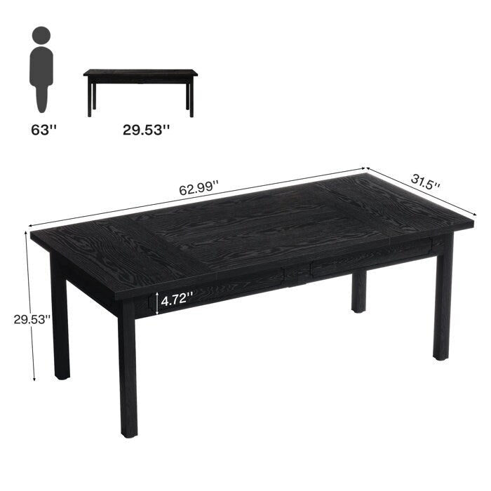 Scrivania per computer industriale, marrone e nera, per 2 persone, 160 cm