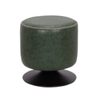 Poggiapiedi rotondo girevole blu/nero/cenere/verde, 1 persona