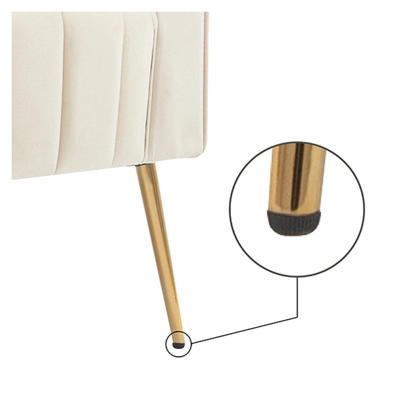 Poltrona in Velluto Grigio/Blu/Bianco con Schienale Alto e Gambe Dorate, Posto Singolo