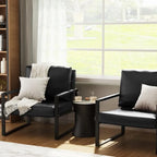 Poltrona d'Appoggio Mid-Century in Pelle Sintetica Arancione/Marrone/Grigio/Nero con Struttura in Acciaio, Posto Singolo