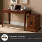 Tavolino comodino stile Mission - Ciliegio Cioccolato / Rovere Mission / Ciliegio Westwood, 1 persona