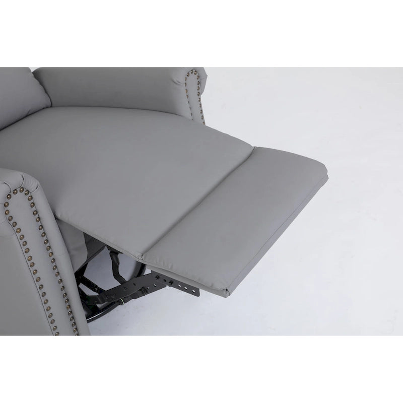 Poltrona Letto Pieghevole in Velluto Grigio / Rosa / Nero, Singola, con Schienale Regolabile