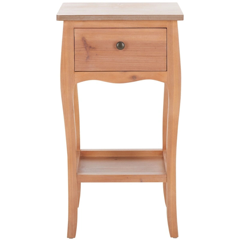Tavolino in stile francese, singolo o in coppia – Miele Naturale / Crema Vintage / Grigio Cenere