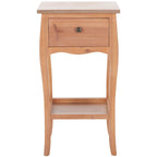 Tavolino in stile francese, singolo o in coppia – Miele Naturale / Crema Vintage / Grigio Cenere