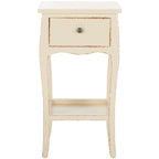 Tavolino in stile francese, singolo o in coppia – Miele Naturale / Crema Vintage / Grigio Cenere