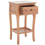 Tavolino in stile francese, singolo o in coppia – Miele Naturale / Crema Vintage / Grigio Cenere