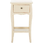 Tavolino in stile francese, singolo o in coppia – Miele Naturale / Crema Vintage / Grigio Cenere