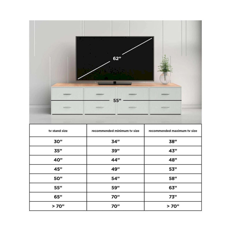 Mobile TV grande marrone rustico con opzione caminetto