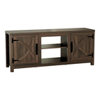 Mobile TV Marrone Effetto Legno Stile Fienile, Adatto a TV fino a 65"