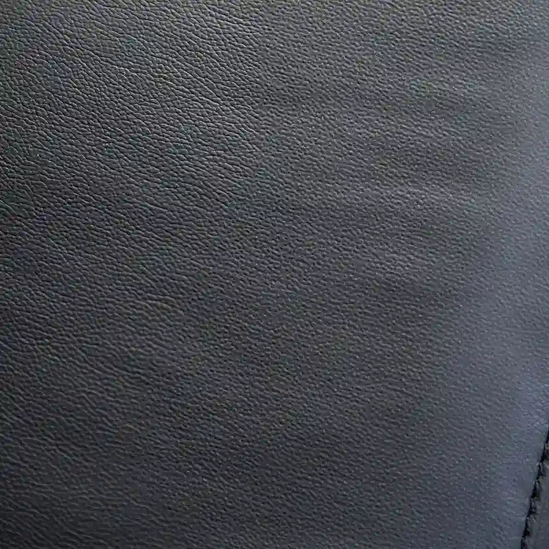 Divano e divanetto reclinabili manuali bicolore nero/talpa, 2 pezzi, 5 posti