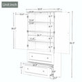 Mobiletto contenitore freestanding grigio con 2 cassetti – Per uso singolo