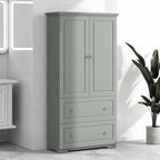 Mobiletto contenitore freestanding grigio con 2 cassetti – Per uso singolo