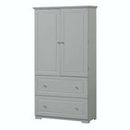 Mobiletto contenitore freestanding grigio con 2 cassetti – Per uso singolo