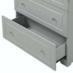 Mobiletto contenitore freestanding grigio con 2 cassetti – Per uso singolo