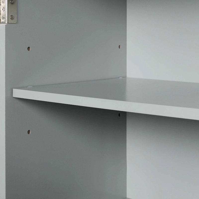 Mobiletto contenitore freestanding grigio con 2 cassetti – Per uso singolo