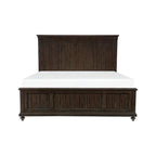 Set da camera da letto 3 pezzi in stile Transizionale colore Grigio Antracite